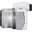 Canon EOS R50 spiegellose Kamera mit 18-45-mm-Objektiv (weiß) 5812C012 – 14-teiliges Paket