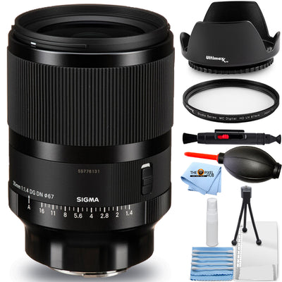 Sigma 35mm f/1.4 DG DN Art Lens for Sony E 303965 - 7PC Accessory Bundle