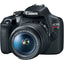 Canon EOS Rebel T7 DSLR-Kamera mit 18-55-mm-Objektiv + 32 GB + Blitz + Stativpaket