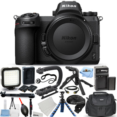 Spiegellose Digitalkamera Nikon Z7 (nur Gehäuse) + EXT BATT + LED-Lichtpaket