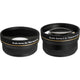 37MM .43X WIDE ANGLE AND 2.2X TELEPHOTO KIT Travel Lens Kit for Video Camera and DSLR Generic