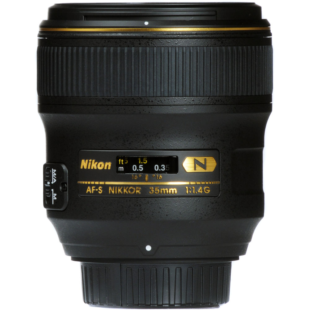 Nikon AF-S NIKKOR 35mm f/1.4G Lens 2198 - 7PC Accessory Bundle