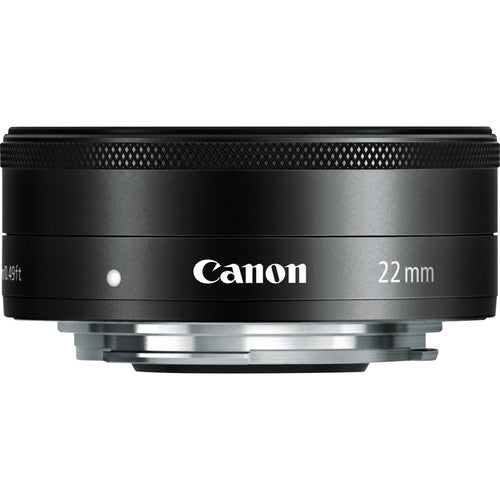 Canon EF-M 22mm f/2 STM Objektiv 5985B002 + UV-Filter + Objektivtasche im Paket