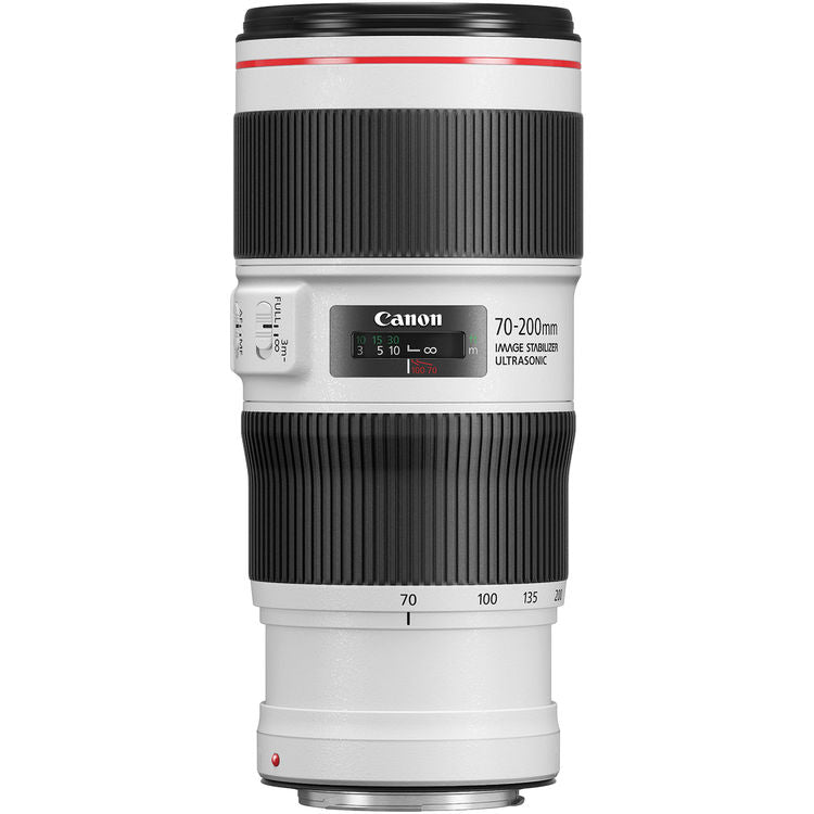 Canon EF 70-200mm f/4L IS II USM Lens + Macro/Close Up Lenses + Pouch Bundle