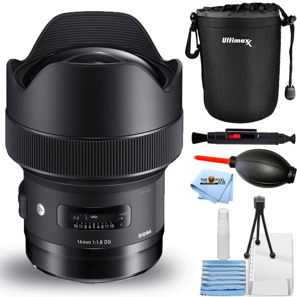 Sigma 14mm f/1.8 DG HSM Art-Objektiv für Leica L 450969 – 6-teiliges Zubehörpaket