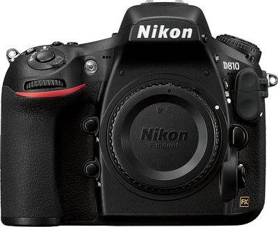 Nikon D810 DSLR-Kamera (nur Gehäuse) 1542 – 10-teiliges 64-GB-Zubehörpaket