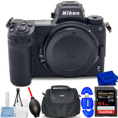 Nikon Z 7II spiegellose Digitalkamera (nur Gehäuse) 1653 – Essential 64 GB Bundle