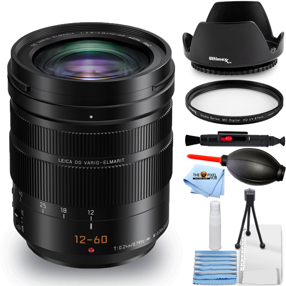 Panasonic Leica DG Vario-Elmarit 12–60 mm 1:2,8–4 ASPH POWER OIS-Objektiv – UV-Kit