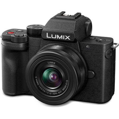 Panasonic Lumix G100 spiegellose Kamera mit 12-32-mm-Objektiv – DC-G100KK