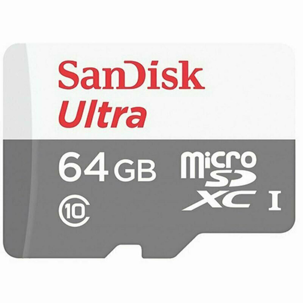 SanDisk 64 GB Ultra UHS-I microSDXC-Speicherkarte – SDSQUNR-064G-GN3MN