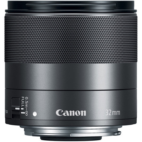 Canon EF-M 32mm f/1.4 STM Objektiv 2439C002 - 7-teiliges Zubehörpaket