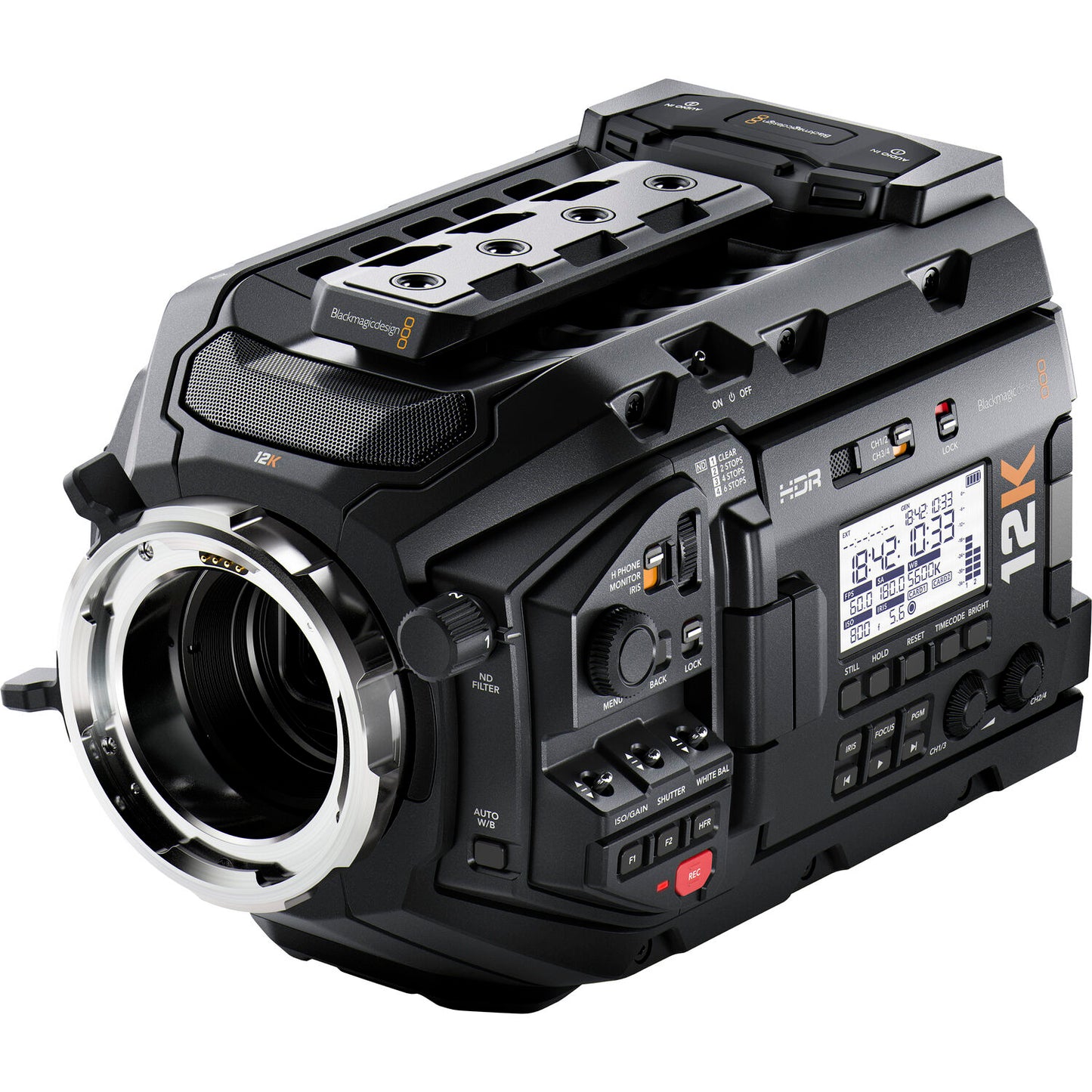 Blackmagic Design URSA Mini Pro 12K (PL) + 64 GB + Mikrofonsystem-Kit + Stativpaket