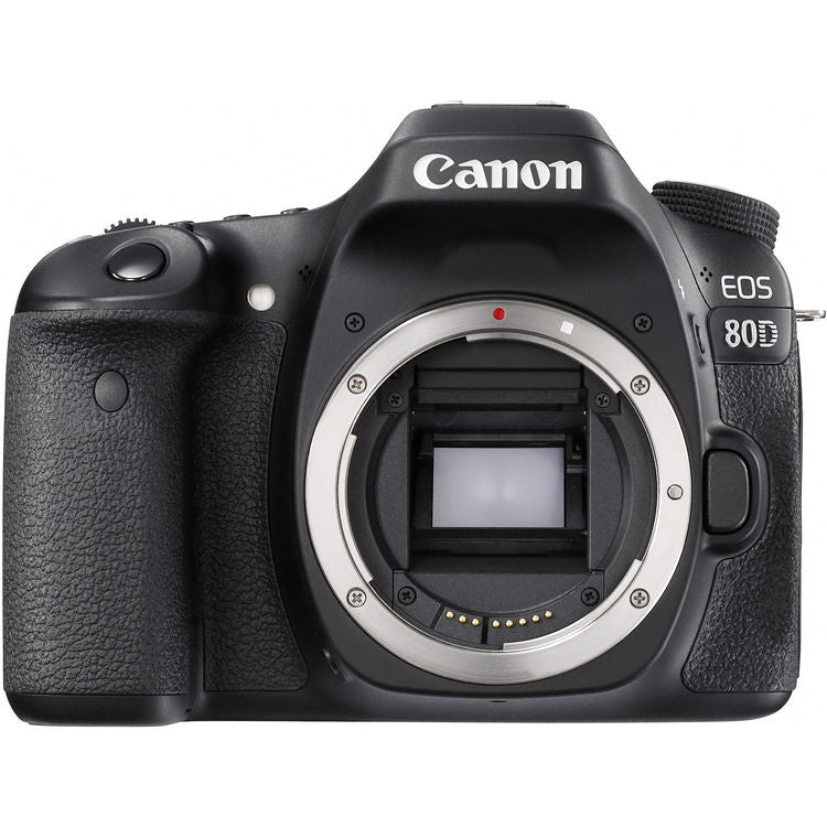 Canon EOS 80D DSLR-Kamera mit 18-55 mm IS II-Objektiv + 32 GB + Filter-Kit-Paket