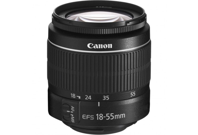 Canon EF-S 18-55mm f/3.5-5.6 III Zoom Lens UV Filter Bundle - New in White Box