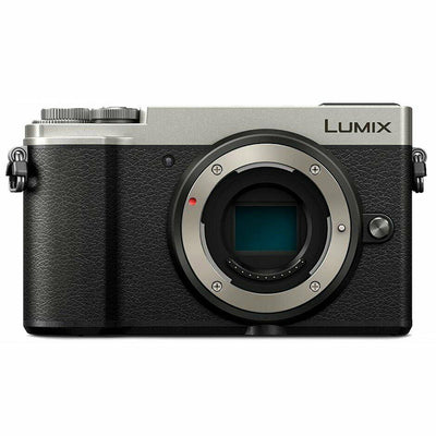 Panasonic Lumix DC-GX9 spiegellose Micro 4/3 Digitalkamera (Gehäuse, Silber)