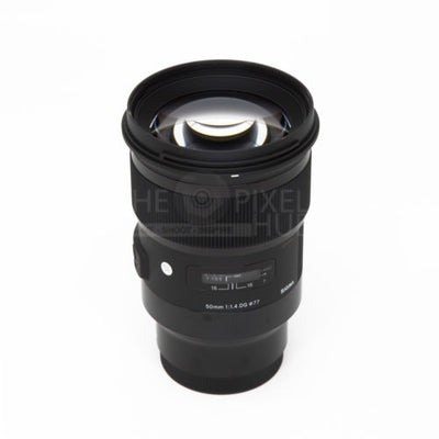 Sigma 50mm f/1.4 DG HSM Art Objektiv für Sony E + UV-Filter ZUBEHÖRPAKET