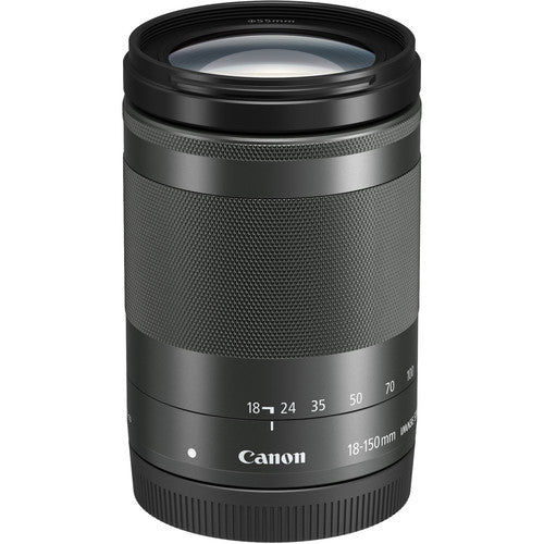 Canon EF-M 18-150mm f/3.5-6.3 IS STM Lens (Graphite) - 1375C002