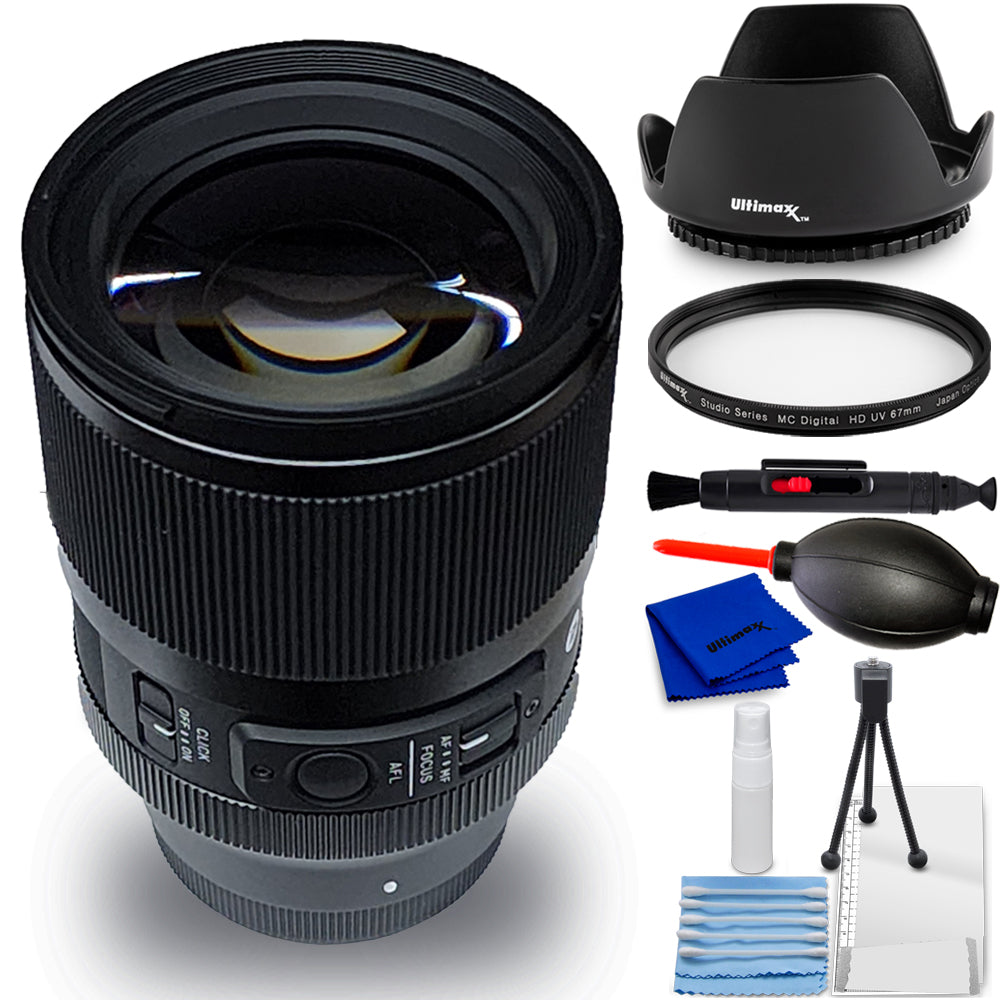 Sigma 50mm f/1.4 DG DN Art-Objektiv (Sony E) 315965 – 7-teiliges Zubehörpaket