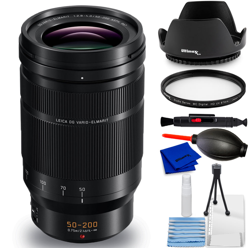 Panasonic Leica DG Vario-Elmarit 50-200 mm 1:2,8-4 ASPH. POWER OIS-Objektivpaket