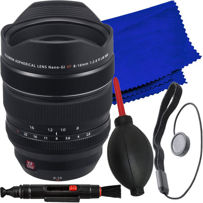 FUJIFILM XF 8-16 mm f/2,8 R LM WR Objektiv 16591570 - 5-teiliges Zubehörpaket