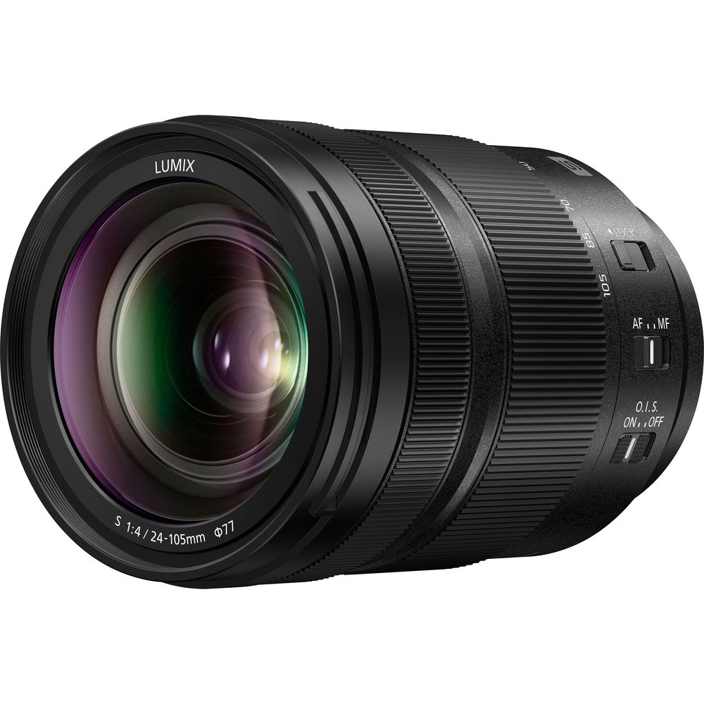 Panasonic Lumix S 24–105 mm f/4 Makro-OIS-Objektiv S-R24105 – 9-teiliges Zubehörpaket