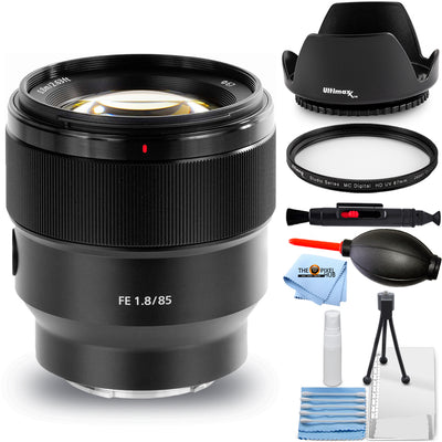 Sony FE 85 mm f/1.8 Objektiv SEL85F18 - 7-teiliges Zubehörpaket