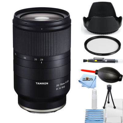 Tamron 28–75 mm f/2,8 Di III RXD-Objektiv für Sony E A036 Starter UV-Filterpaket