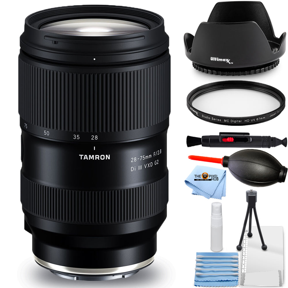 Tamron 28–75 mm f/2,8 Di III VXD G2 Objektiv (Sony E) AFA063S700 – 7-teiliges Zubehörset