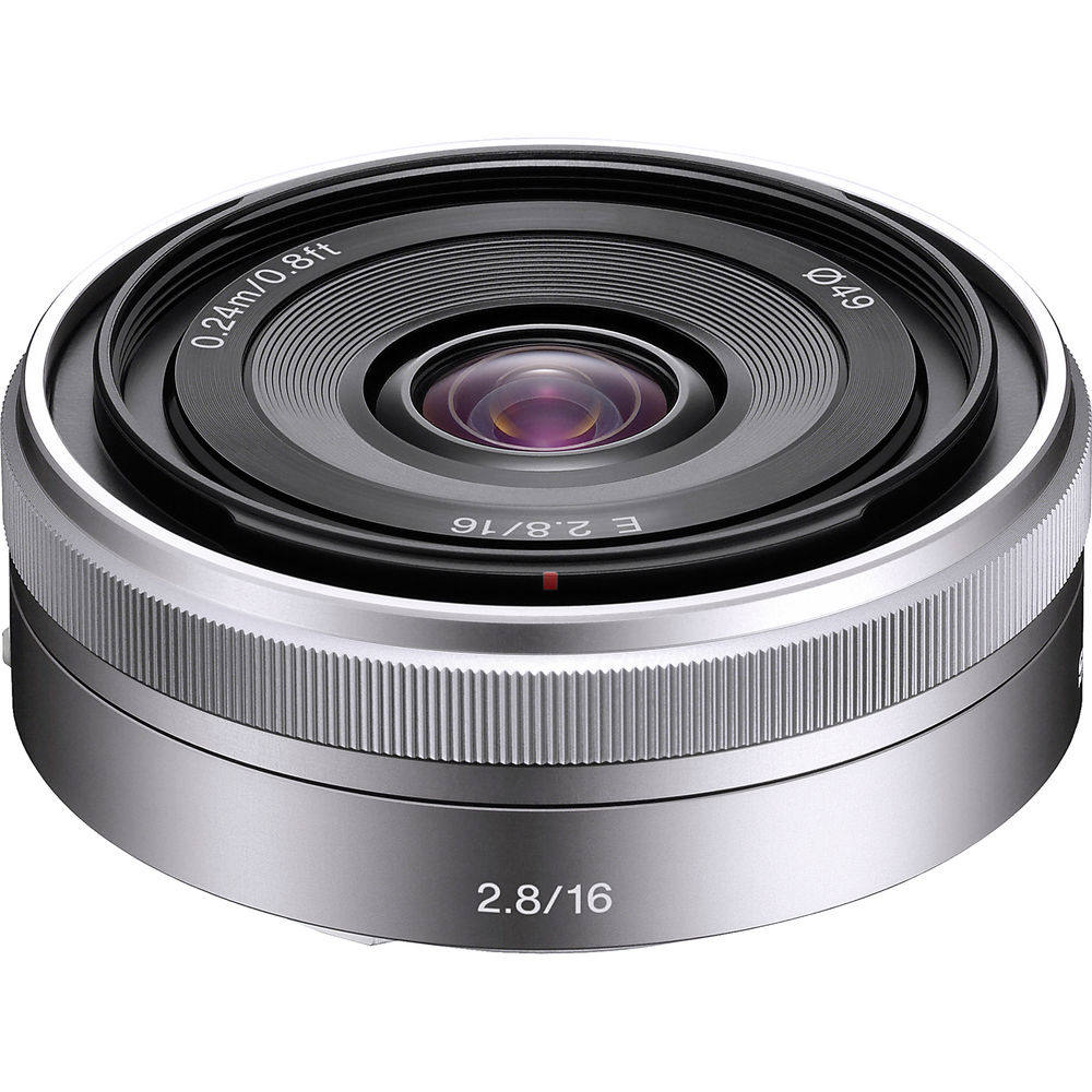 Sony E 16 mm f/2.8 Objektiv SEL16F28 - 7-teiliges Zubehörpaket