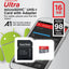 Sandisk Ultra 16GB Micro SDHC UHS-I Card 98MB/s U1 A1 - SDSQUAR-016G-GN6MA