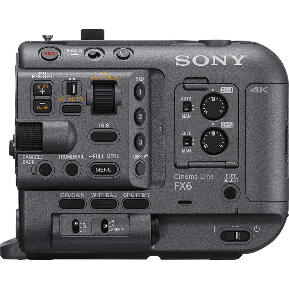 Sony FX6 Vollformat-Kinokamera (nur Gehäuse) – 7-teiliges Zubehörpaket