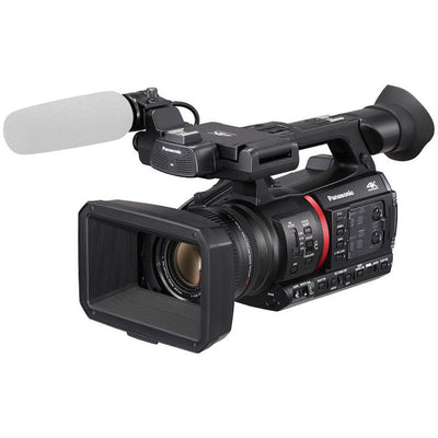 Panasonic AG-CX350 4K-Camcorder + 256 GB + Stativ + Mikrofon-Paket