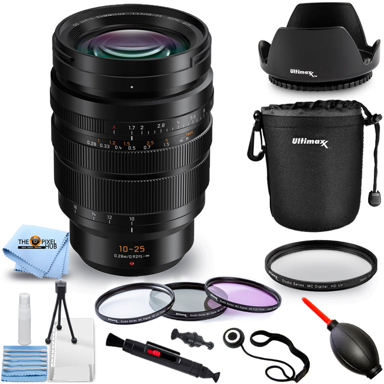 Panasonic Leica DG Vario-Summilux 10–25 mm f/1,7 ASPH Objektiv – Filterpaket