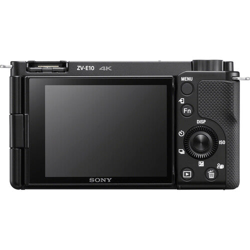 Sony ZV-E10 Mirrorless Camera (Body Only, Black) - ILCZV-E10/B