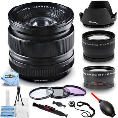 FUJIFILM XF 14 mm f/2,8 R-Objektiv 16276481 – 10-teiliges Zubehörpaket