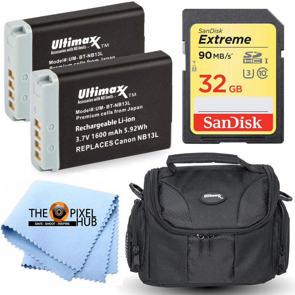 Akku-Zubehör-Bundle-Kit für Canon SX720 SX730 SX740 SX620 G7 X II III G5 X