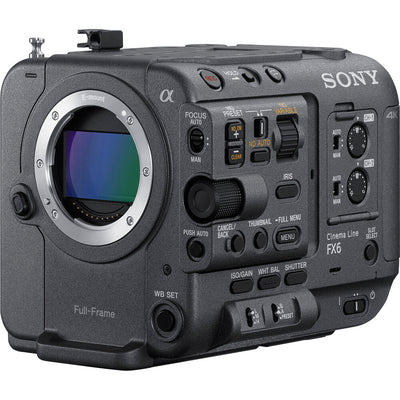 Sony FX6 Vollformat-Kinokamera (nur Gehäuse) – 7-teiliges Zubehörpaket