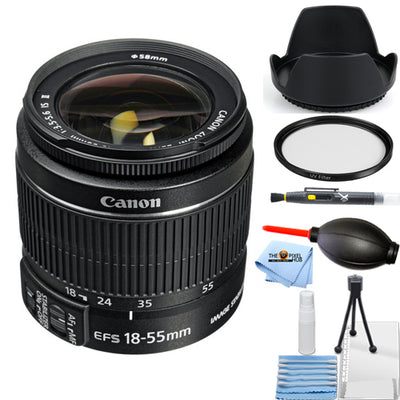 Canon EF-S 18–55 mm f/3,5–5,6 IS II Objektiv 2042B002 UV-Paket – Neu in weißer Box