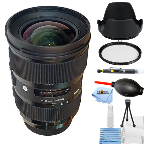 Sigma 24–35 mm f/2 DG HSM Art-Objektiv für Canon EF – Essential UV-Filterpaket