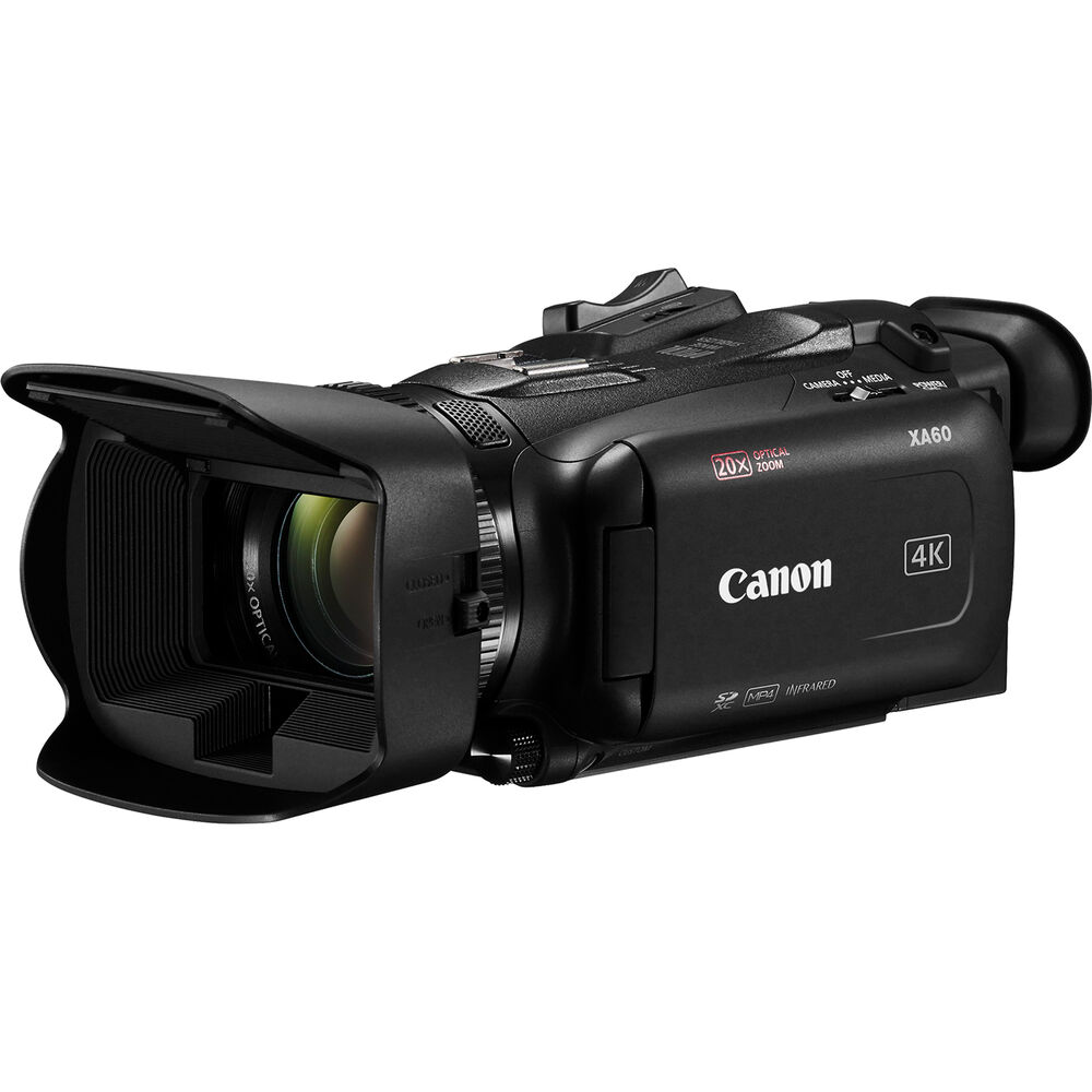 Canon XA60 Professioneller UHD 4K Camcorder PAL 5733C002 - 8-teiliges Zubehörpaket