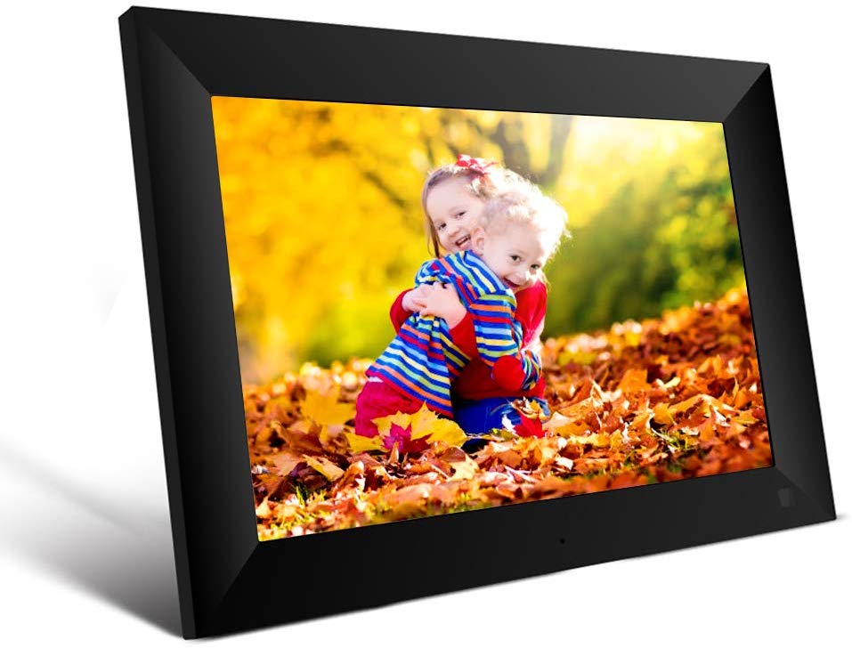 ULTIMAXX 10,1" Digitaler Bilderrahmen mit 16 GB, Touchscreen, WLAN, 40.000 Bilder