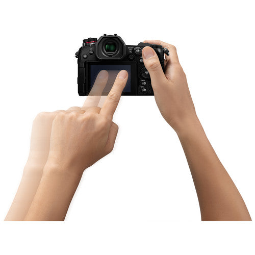 Panasonic Lumix DC-G9 spiegellose Micro 4/3 Digitalkamera (Gehäuse) – 64 GB Paket