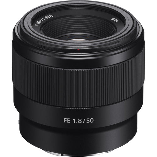 Sony FE Autofocus Motor 50mm f/1.8 Lens (Black) - SEL50F18F/2