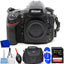 Nikon D800E Digitale SLR-Kamera (nur Gehäuse) 25498 – 7-teiliges Zubehörpaket