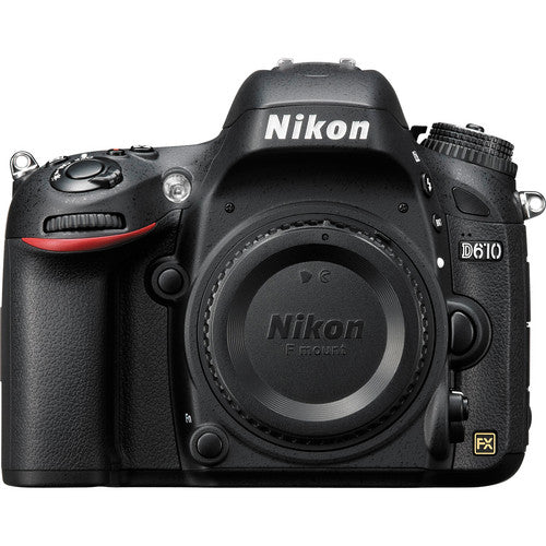 Nikon D610 Digitale SLR-Kamera (nur Gehäuse) 1540 - 7-teiliges Zubehörpaket