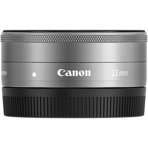 Canon EF-M 22mm f/2 STM Objektiv (Silber) - 9808B002