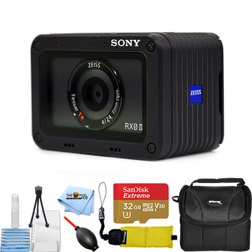 Sony Cyber-shot DSC-RX0 II Digitalkamera DSC-RX0M2 – Action 32GB Bundle