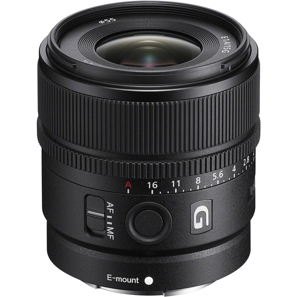 Sony E 15 mm f/1,4 G Objektiv – SEL15F14G