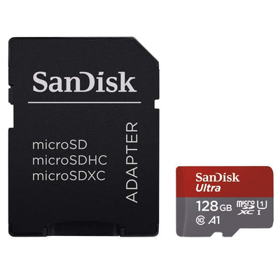 SanDisk 128 GB Ultra microSDXC UHS-I Speicherkarte mit Adapter SDSQUAR-128G-GN6MA