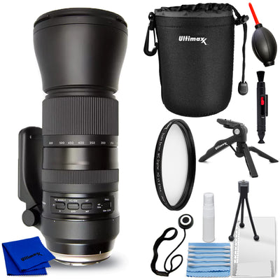 Tamron SP 150–600 mm f/5–6,3 Di VC USD G2 für Nikon F + UV-Filter und Beutelpaket